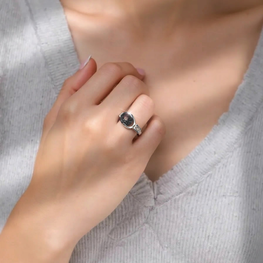 戒指戒台珠寶搭配設計